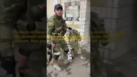 Ukraine Nationalist Throwing Away Their Military Uniforms