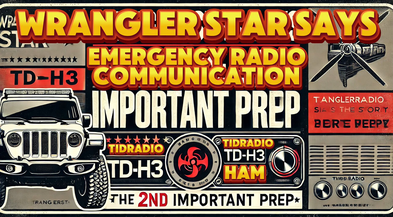 Wranglerstar’s #1 Prepper Lesson: Communications (TIDRADIO TD-H3)