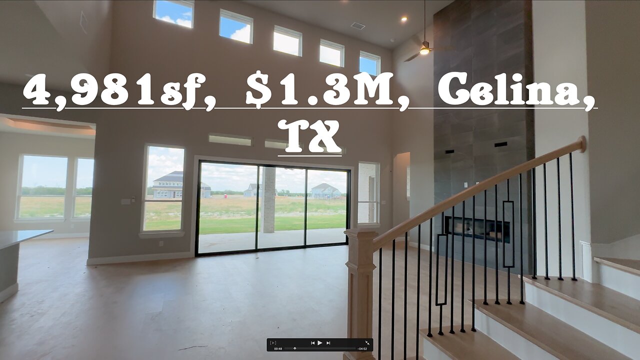 GFO Homes, new construction, not yet on the market, 4,981sf, Brazos floorplan.