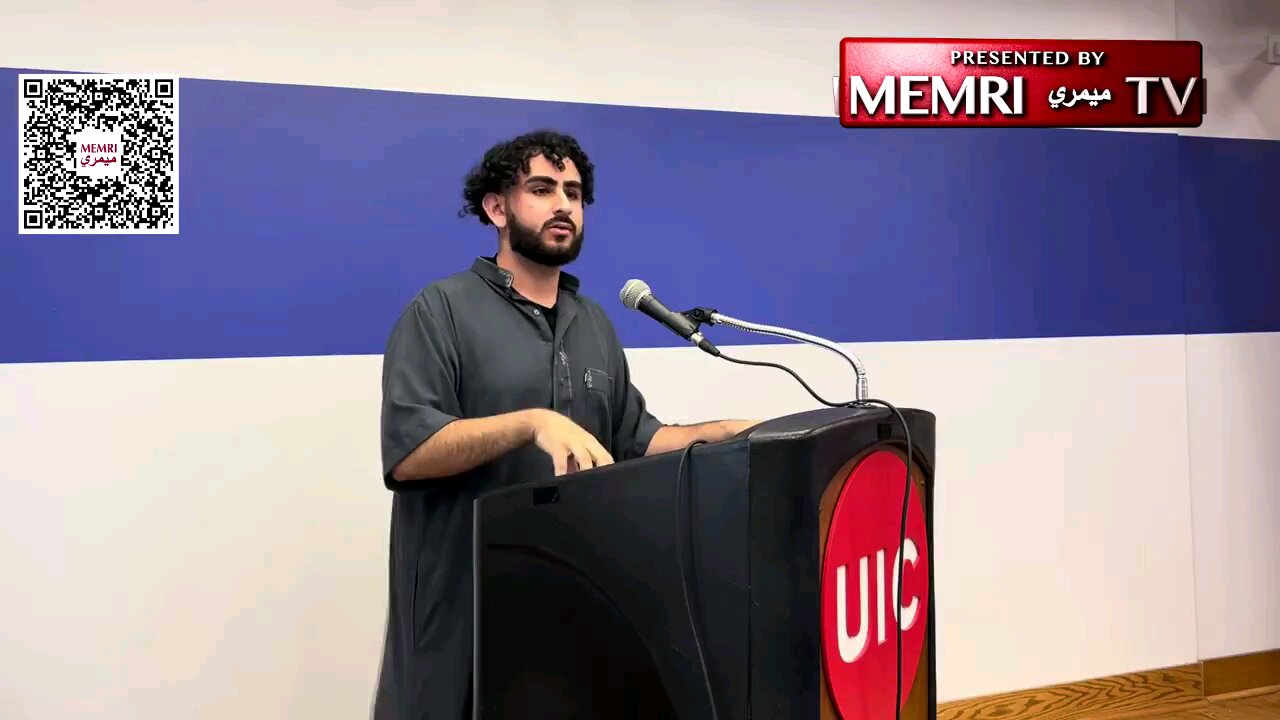 Muslim student calls America a “cancer” during a speech at UIC Chicago.