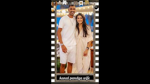 Kunal pandya with wife love