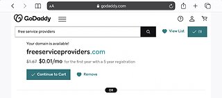 Free Service Providers FreeServiceProviders.com Domain Name Registration April 18, 2023