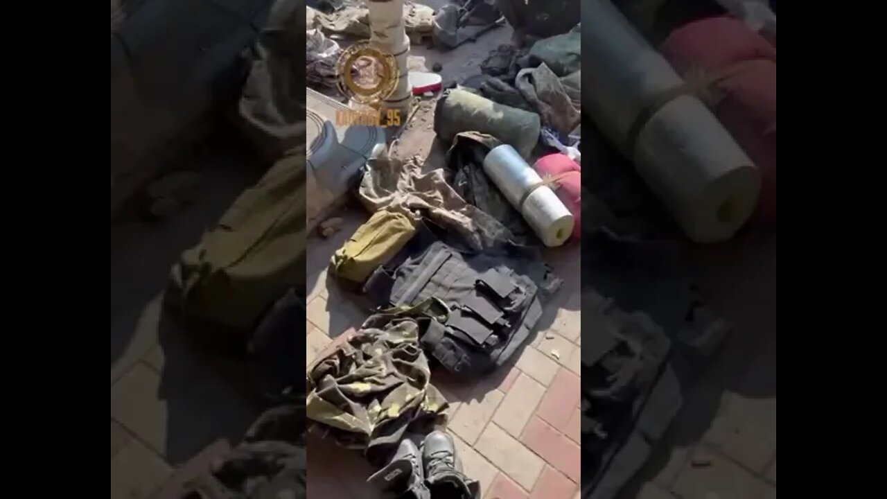 Chechen Special Forces Showing Abandoned Ukrainian Uniforms & Equipment In Popasnaya Pt.3