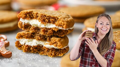 Gingerbread Sandwich Cookies