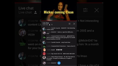 Mickey Came Clean Tonight