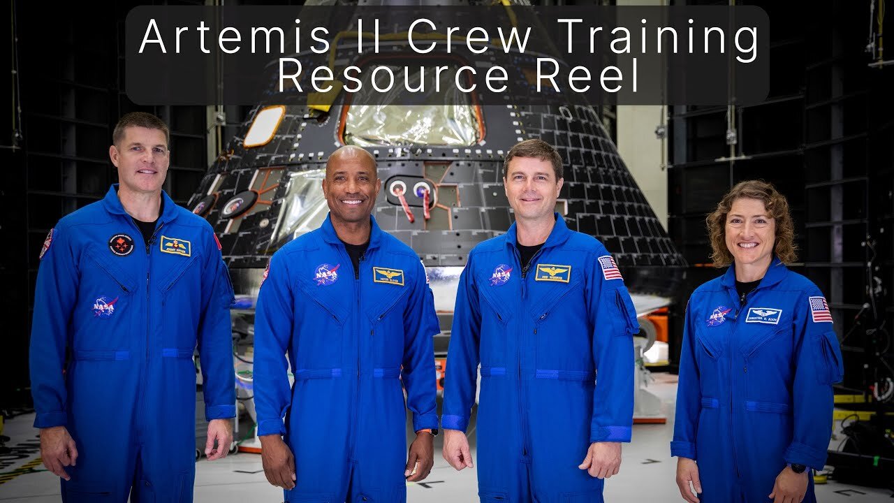 Artemis II Crew Training Resource Reel