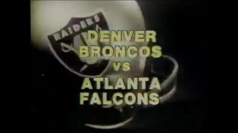 1979-09-16 Denver Broncos vs Atlanta Falcons