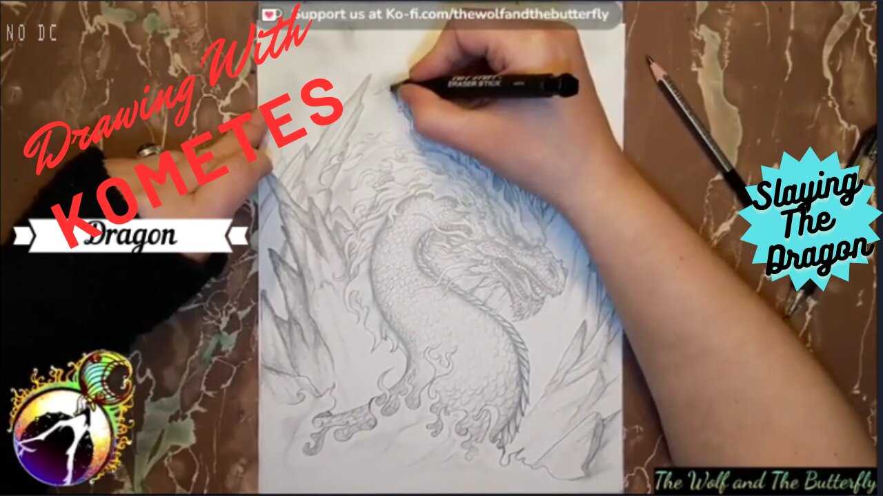 Drawing an Epic Dragon Coloring Page: With Facts About Dragons