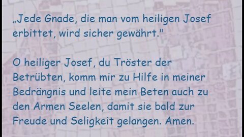 30-tägige Andacht zu Ehren des heiligen Josef (14. Tag)