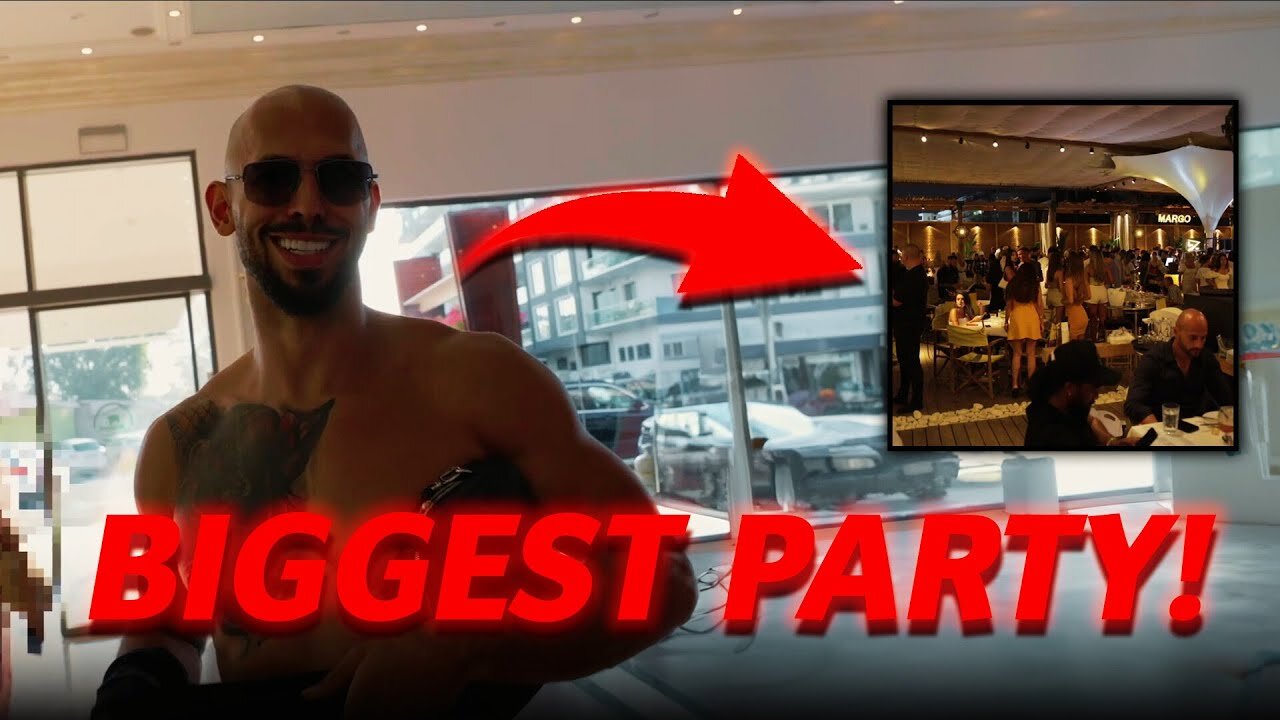 Аndrew Тate's CRAZY $383K Summer Party