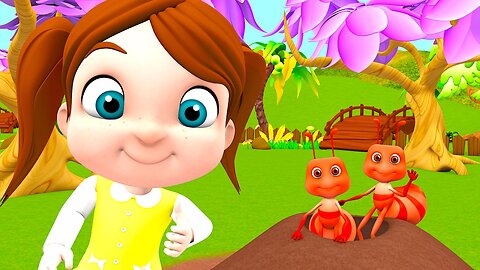 Ants Go Marching | Kindergarten Nursery Rhymes & Songs for Kids