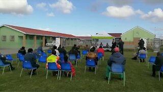 Minister of Education in the Western Cape Debbie Schäfer speaking at the launch of childsafe in Khayelitsha