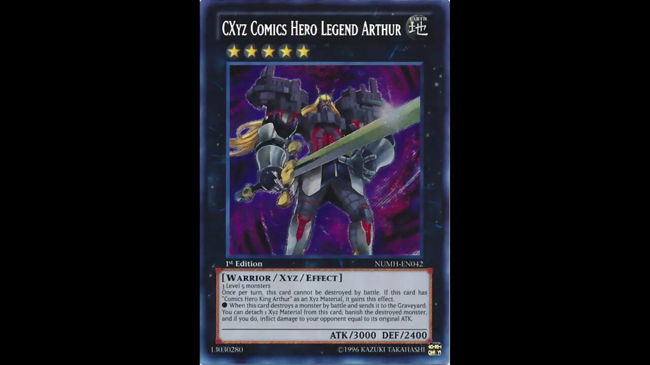 Yu-Gi-Oh! Duel Links - Art Stanley Anime Card vs. Shark x CXyz Comics Hero Legend Arthur