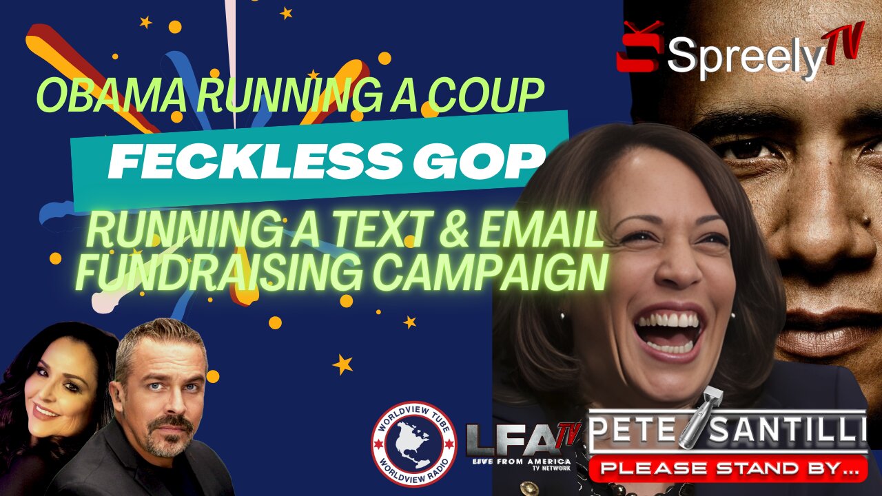 OBAMA RUNNING A COUP; REPUBLICANS SENDING EMAILS & TEXTS [Pete Santilli Show #4168-8AM]