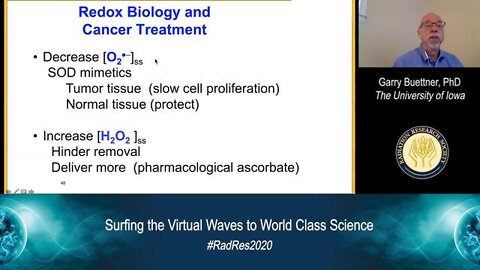 Ascorbate (Vitamin C) as anti-cancer agent - RRS 2020 Sunrise Session lecture, Garry Buettner