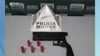 Adolescente apreendido com arma artesanal e munições em Gov. Valadares