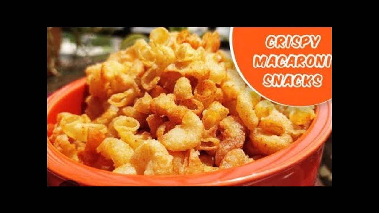 Crispy Macaroni Snacks||Macaroni Kurkure recipe||Teatime Macaroni Pasta Snacks#teatime