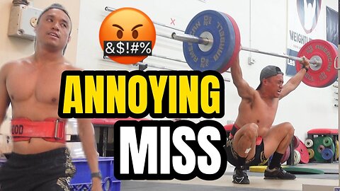 Olympic Weightlifter TRIES Heavy Overhead SQUATS!!