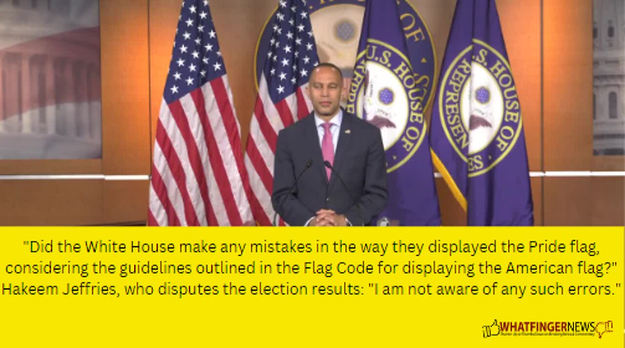Did the White House make any mistakes in the way they displayed the Pride flag