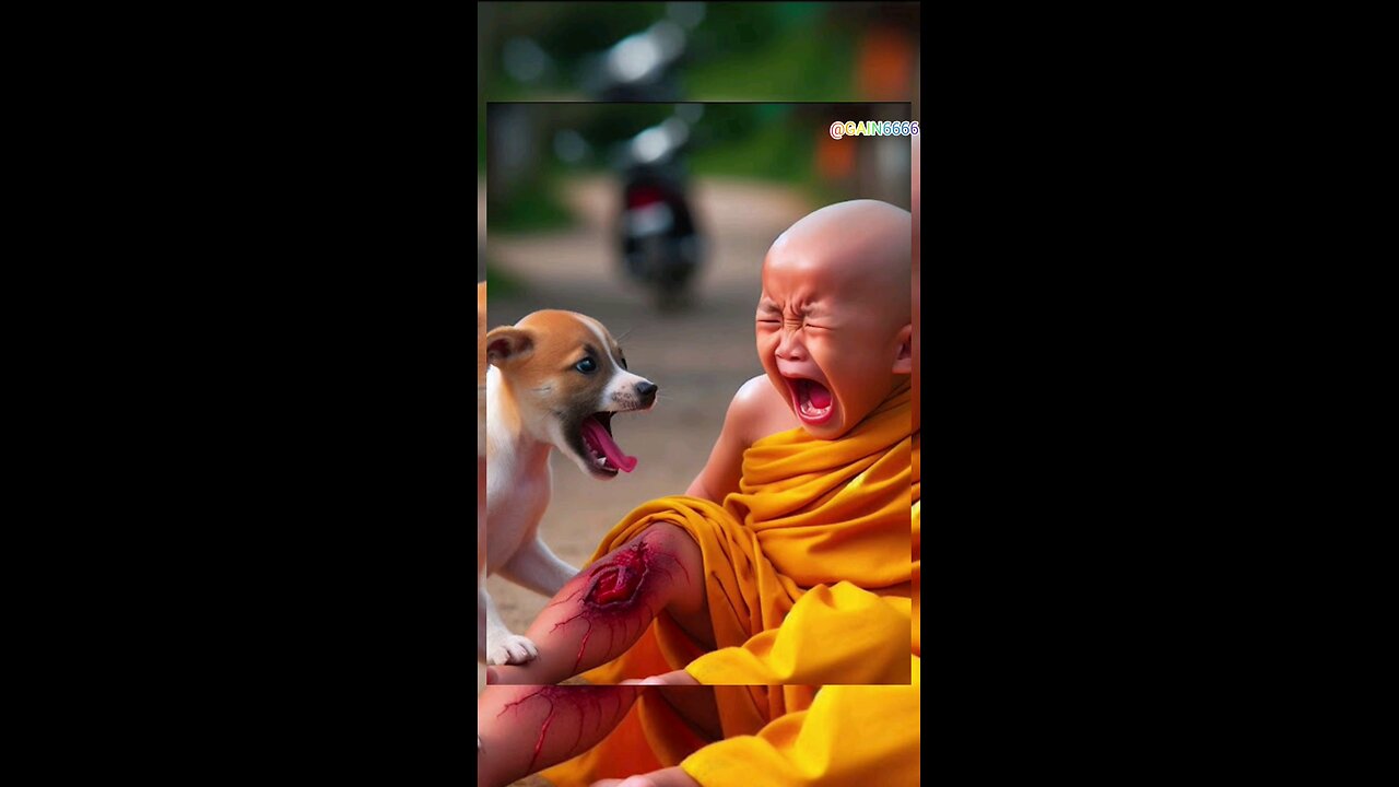 Little monk so cute 🍀☘️🌿🌾🍃🍂🌱⚘️🪻🌷🌼🌻💐🌸💮🪷