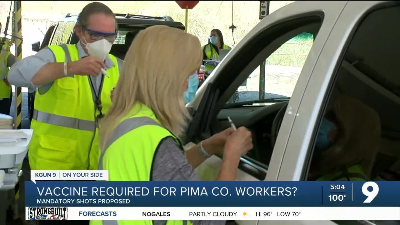 Should Pima County make its workers get COVID shots?