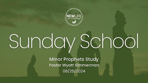 Minor Prophets Study - Mercy