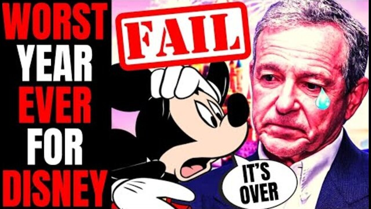 WOKE DISNEY JUST HAD IT'S WORST YEAR OF ALL TIME | 2023 WAS A DISASTER FOR BOB IGER AND DISNEY