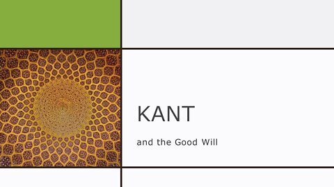 Kant narrated PowerPoint