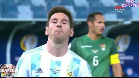MESSI FAZ GOLAÇO Bolívia 1 x 4 Argentina Melhores Momentos Copa América 28 06 2021