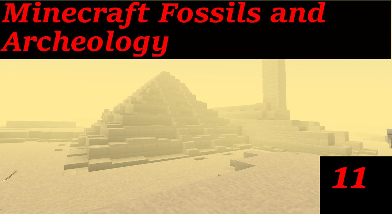 Minecraft fossil and archeology ep.11/Adventer in the land of sand