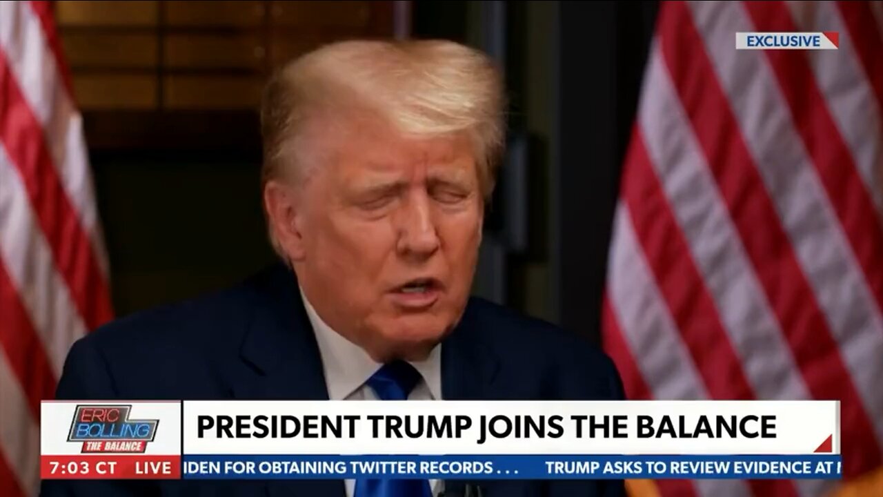 Trump telling it all.