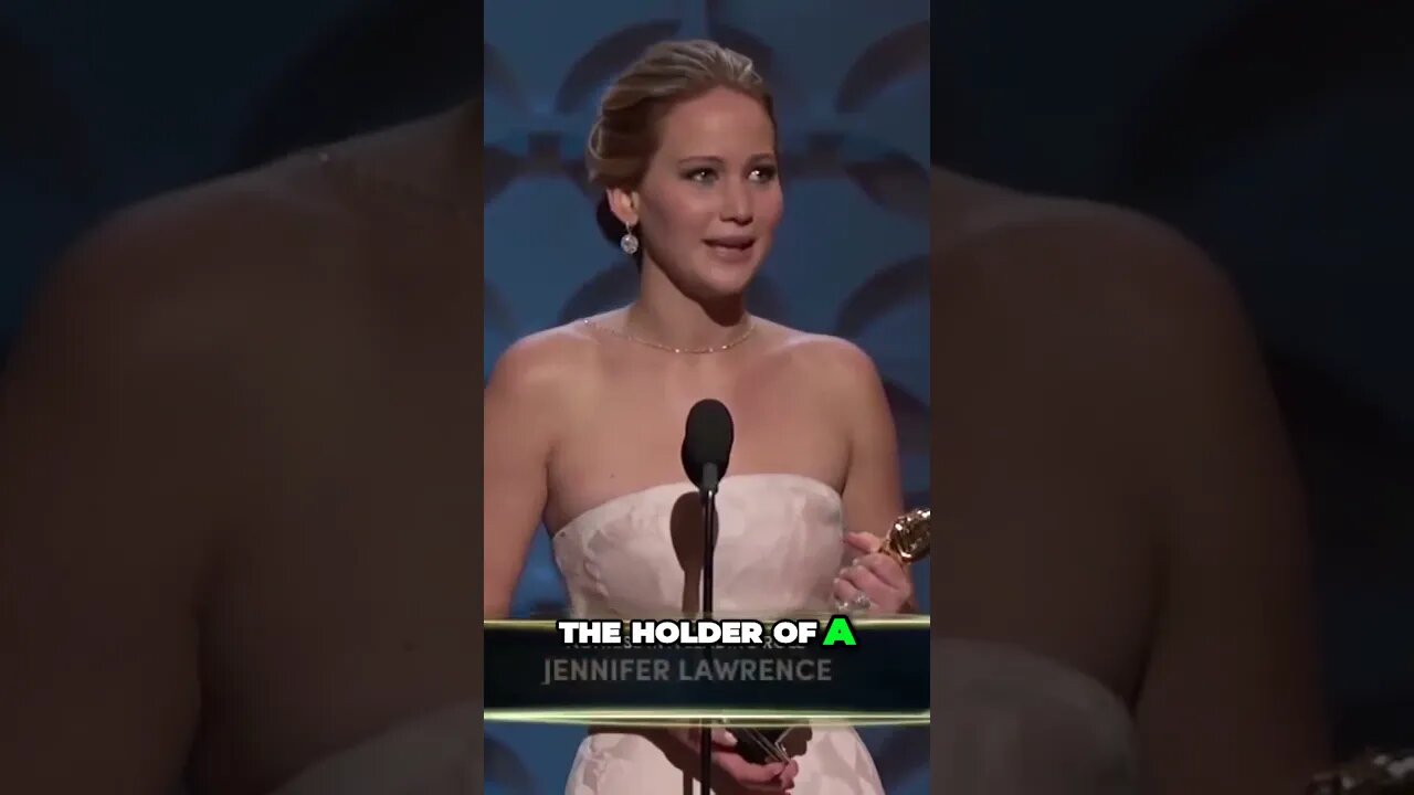 "Jennifer's Oscar Mishap" #Oscars_Oops_with_Jennifer