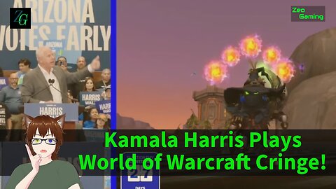 Kamala Harris Plays World of Warcraft Cringe!
