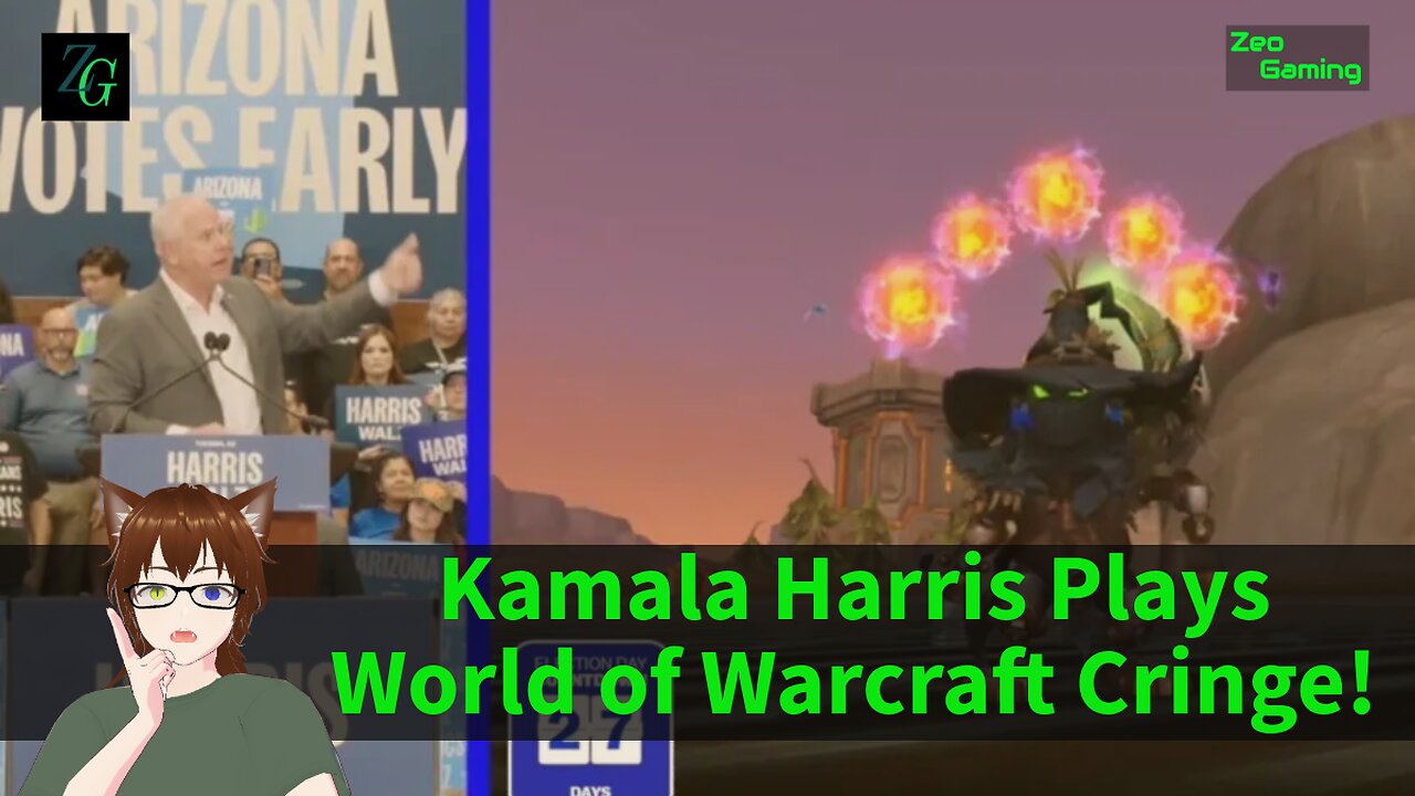 Kamala Harris Plays World of Warcraft Cringe!