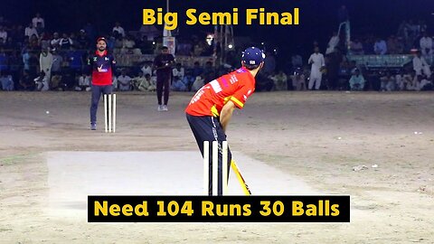 Badshah Khan Hasan Penda vs Salman Sallu 104 runs need 30 Balls #tapeballcricket