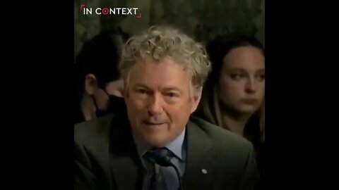 Do you know who is the greatest propagator of disinformation in the history of the world? Rand Paul