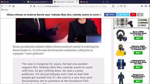 Hillary Endorses Bernie