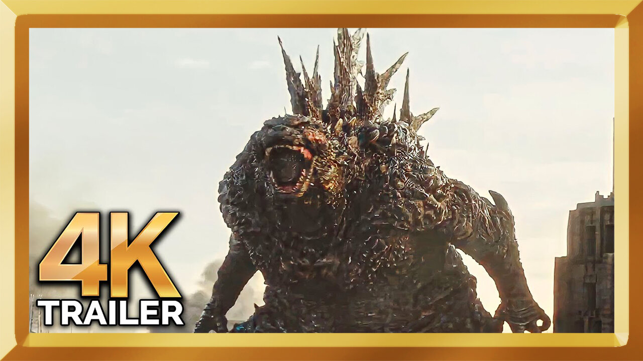 Godzilla Minus One Official Trailer (2023) 4K - Action, Adventure, Drama