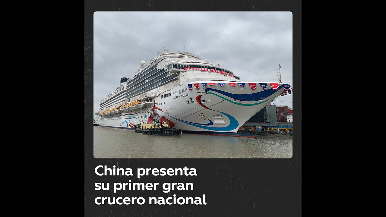 Basta con verlo para querer viajar en el primer crucero construido en China