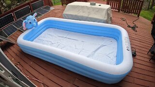 Unboxing: Reinmoson Inflatable Swimming Pool for Kids and Adults, 130" x 72" x 22" Large Kids Pool