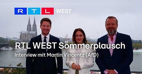 Martin Vincentz (AfD) im Interview: "RTL WEST Sommerplausch"