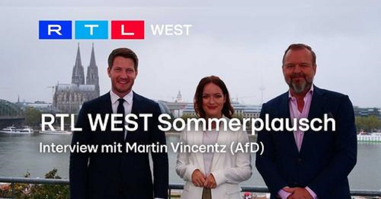 Martin Vincentz (AfD) im Interview: "RTL WEST Sommerplausch"