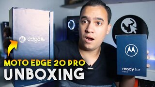 Moto Edge 20 PRO, com CÂMERA de 108MP E 12GB DE RAM! Unboxing e Impressões