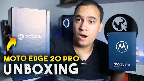 Moto Edge 20 PRO, com CÂMERA de 108MP E 12GB DE RAM! Unboxing e Impressões