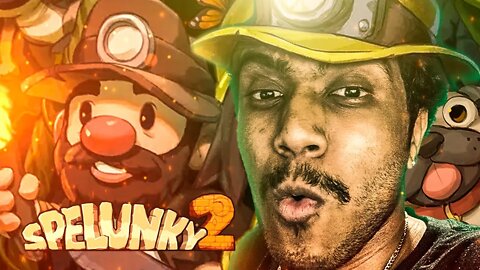 ENCONTREI VÁRIOS MONSTROS NA CAVERNA, VAMOS EXPLORAR! - SPELUNKY 2