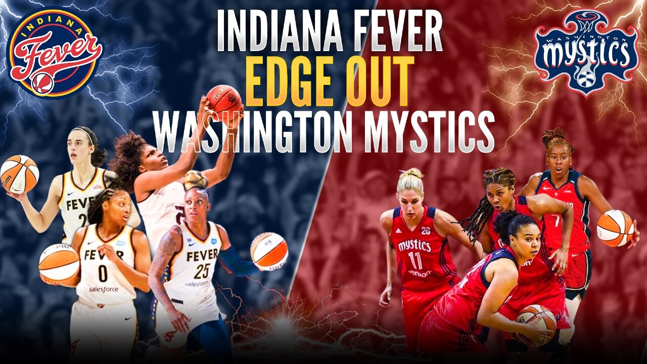 Last Second Heroics: Indiana Fever Edge Out Washington Mystics! Highlights!