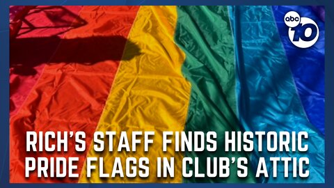 Employees discover 'historic' Pride Flags in attic of Hillcrest nightclub