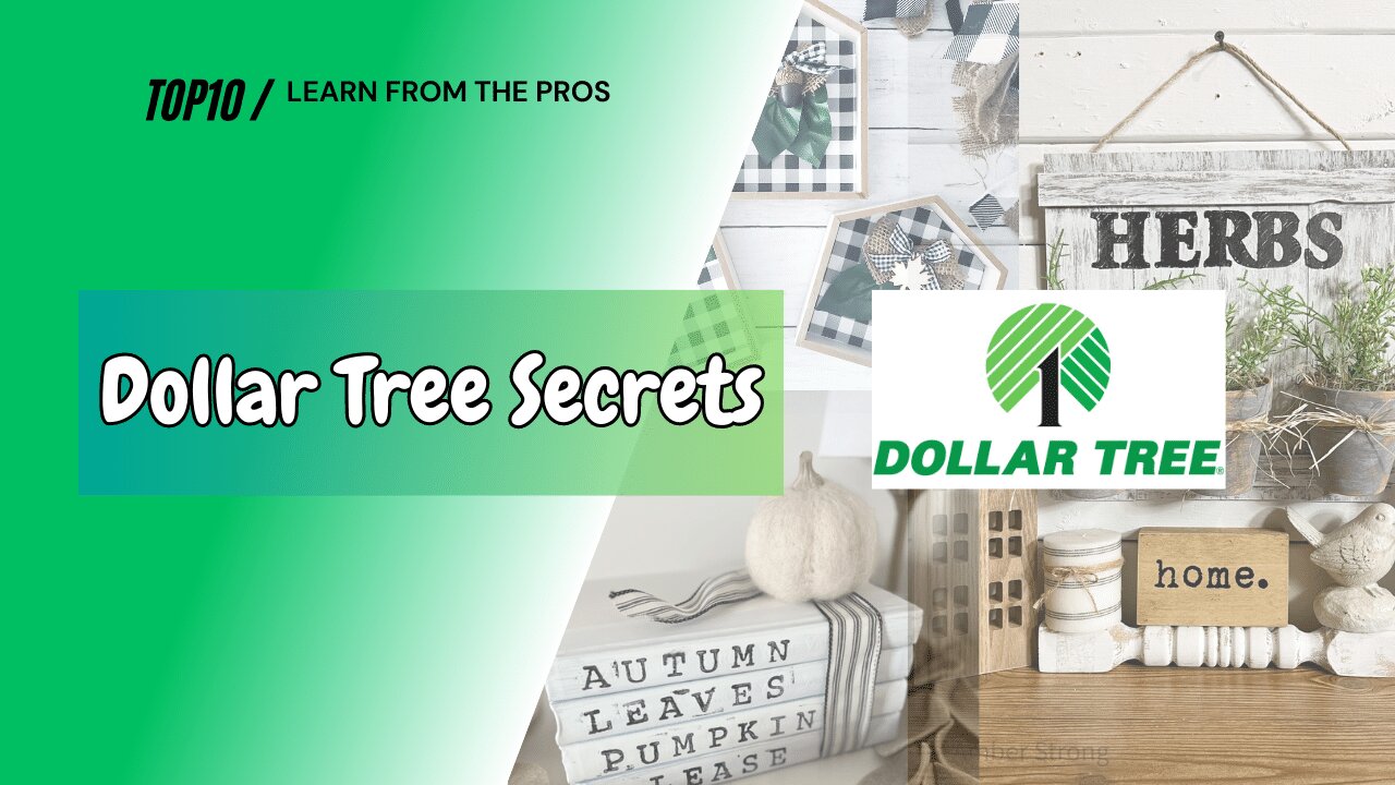 Uncover These "SECRET" Dollar Tree DIY Hacks: 10 Ways to Transform Your Home on a Budget!