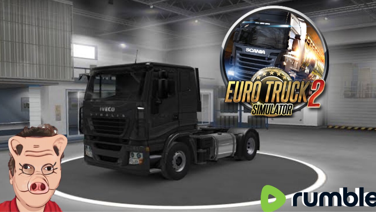 Monday burning Diesel in the Euro truck