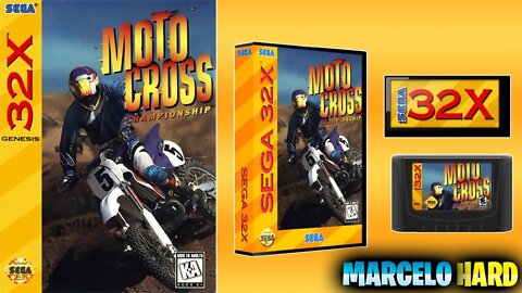 Motocross Championship - Sega 32x (Demo 1 Minute)
